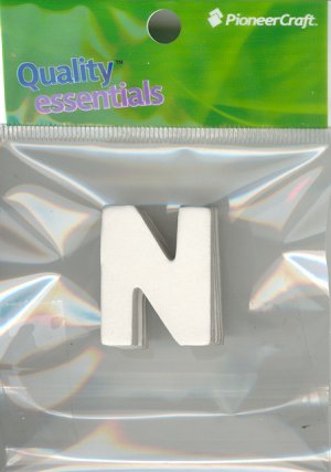 Set Small Alphabet (N)10 pack. Size 33x26mm