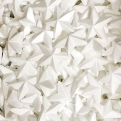 75mm White Polystyrene Foam Star - Click Image to Close
