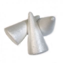11cm Polystyrene Foam Cone - Click Image to Close