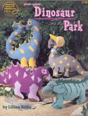 Plastic Canvas Dinosaur Park