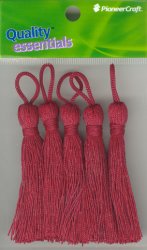 Tassels 70mm 33 Claret - Click Image to Close