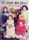 (image for) Tissue Box Dolls in Plastic Canvas