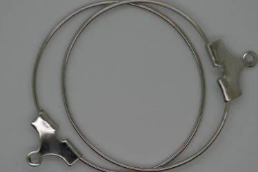 Ear Hoop 25mm Nickel - Click Image to Close