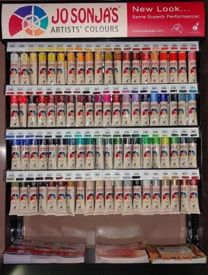 Jo Sonja Paints Colour Chart
