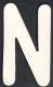Upper Case Alphabet (N)1 piece