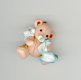 (image for) PolyClay Brooch, Baby Teddy,1.25"(3.17cm), Hand Made