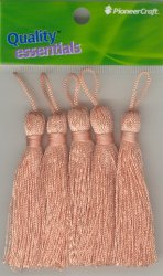 Tassels 70mm 22 Coral - Click Image to Close