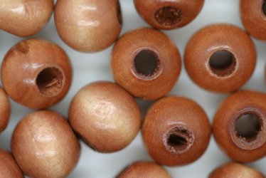 10mm W-Beads Tan - Click Image to Close