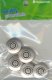 (image for) 23mm Silver Metal Buttons pkt5
