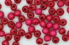4mm W-Beads Hot Pink