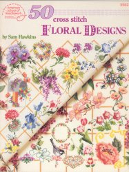 50 Cross Stitch Floral Designs - Click Image to Close