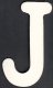 (image for) Upper Case Alphabet (J)1 piece