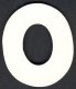 (image for) Lower Case Alphabet (o) 1 piece 6.5cm x 7.8cm
