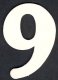 (image for) Numeral 9, 1 piece