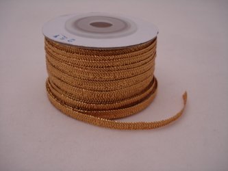 Metallic Flat Ribbon 25y Spool - Click Image to Close