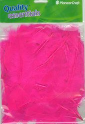 Turkey Feathers Hot Pink 7grams - Click Image to Close