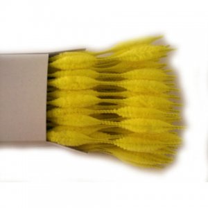 Chenille Bumps 15mm; Yellow 100p