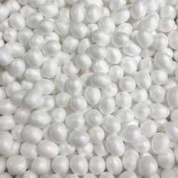 40mm White Polystyrene Foam Egg - Click Image to Close