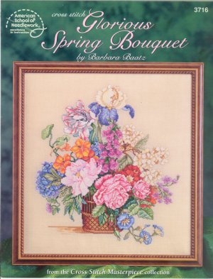Cross Stitch Glorious Spring Bouquet