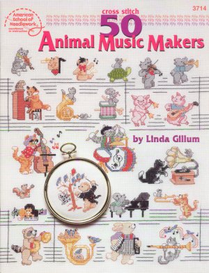 Cross Stitch 50 Animal Music Makers