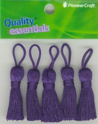 Tassels 35mm 39 Purple - Click Image to Close
