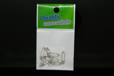 Safety Pins 19mm Nickel - Click Image to Close