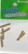 5 Hole Spacer Bar Gold 6p
