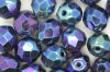 (image for) 8mm Faceted Beads Blue Iris 100g