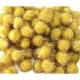 (image for) Glitter Pom Pom 25mm; Yellow 100p