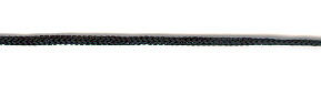 Knit Cord Black, per mtr - Click Image to Close