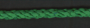 Cushion Cord Natural per mtr; Emerald - Click Image to Close