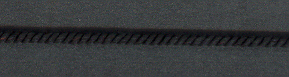 3mm, 3 Ply Cord Black per mtr