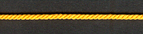 3mm, 3 Ply Cord Deep Gold per mtr - Click Image to Close