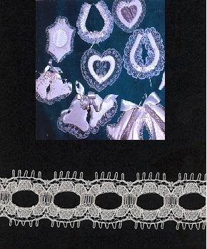 (image for) 1.5cm Flat Eyelet Lace 2651 Cream /per mtr