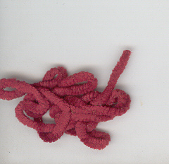 Chenille Type, Col Dark Red, 105grams - Click Image to Close