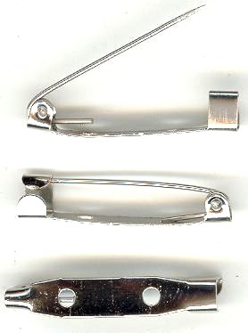 (image for) Brooch Back 30mm; Nickel 100p Close Window [x]