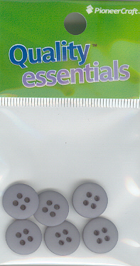 (image for) 12mm Plastic 4 hole Sewon Button pkt6