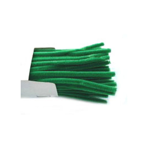 (image for) Chenille Sticks 12mm; Kelly 100p