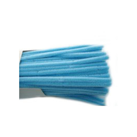 (image for) Chenille Sticks 12mm; Light Blue 100p