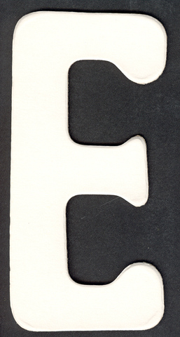 Upper Case Alphabet (E)1 piece