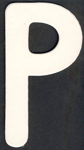 Upper Case Alphabet (P)1 piece