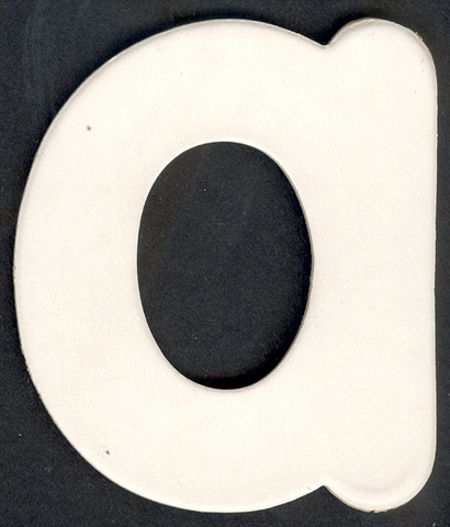 Lower Case Alphabet (a) 1 piece 6.5cm x 7.8cm (image for) Lower Case Alphabet (a) 1 piece 6.5cm x 7.8cm