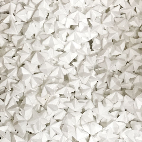 35mm White Polystyrene Foam Star (image for) 35mm White Polystyrene Foam Star