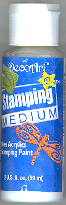 (image for) DecoArt Stamping Medium 2oz