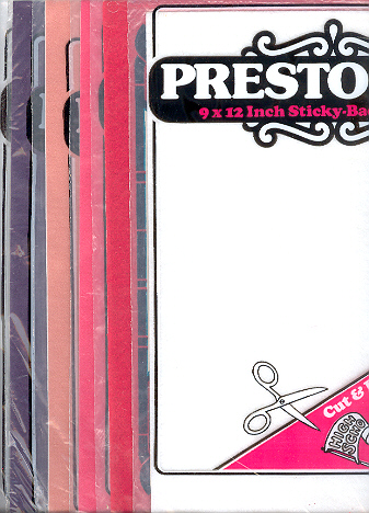 Adhesive felt Squares 9x12 (6p) (image for) Adhesive felt Squares 9x12 (6p)