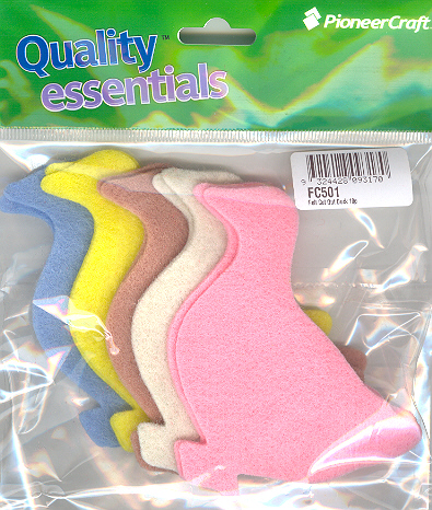 Felt Cut Out Duck 10p (image for) Felt Cut Out Duck 10p