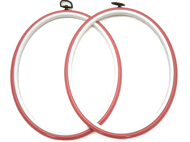(image for) Flexi Hoop Oval 8 x 10in Pink 1p