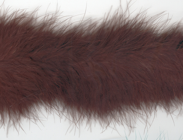 Marabou Trim, Dark Brown 1.82mtrs (image for) Marabou Trim, Dark Brown 1.82mtrs