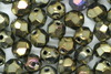 (image for) 6mm Faceted Beads Brown Iris 100g