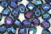 (image for) 6mm Faceted Beads Blue Iris 10 grams